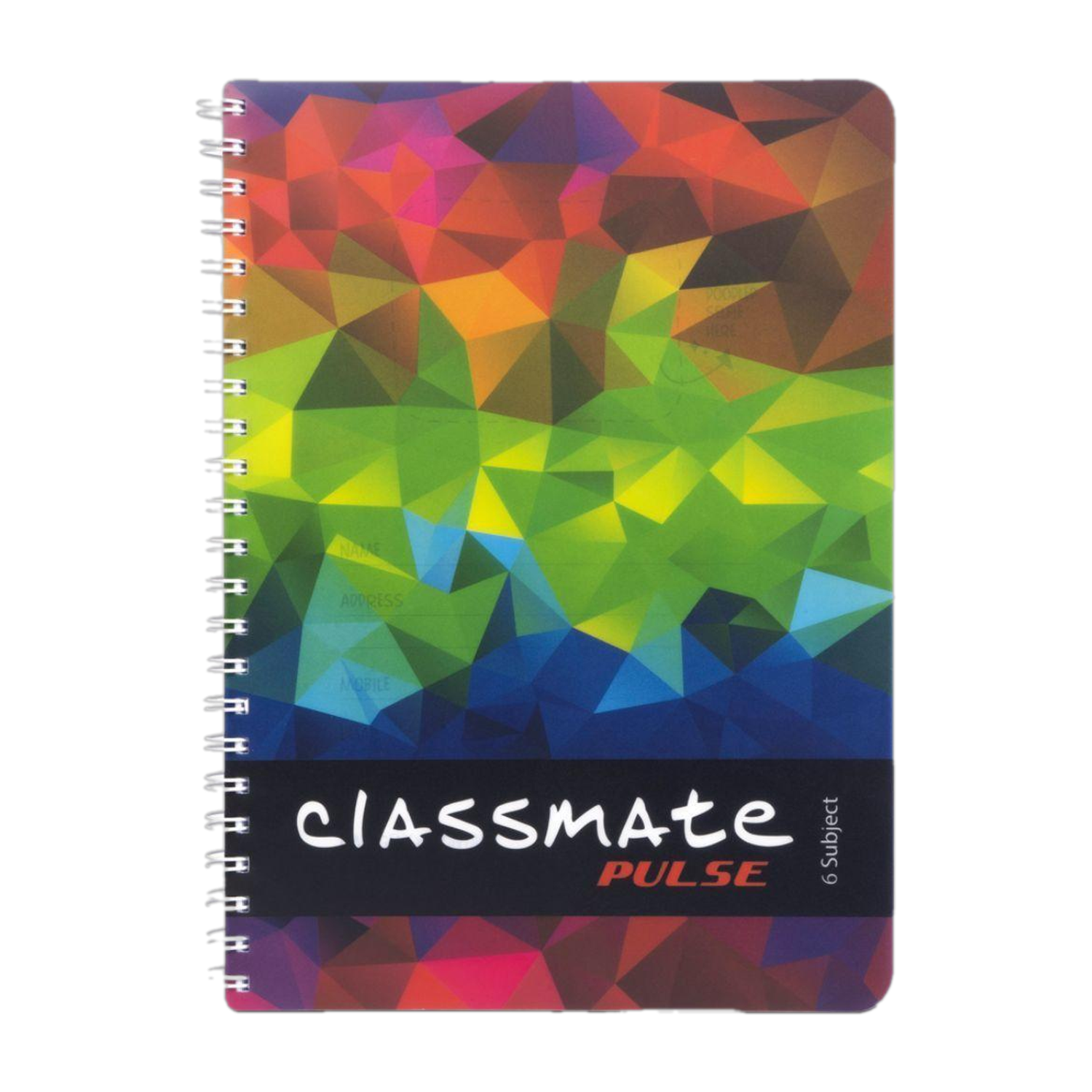 Classmate Pulse A4 Notebook Single Line 300 Pages Multicolor - Image 1