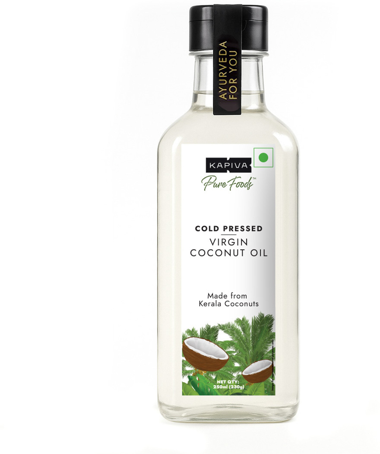 Kapiva Virgin Coconut Oil 250ml Cold-Pressed - Image 1