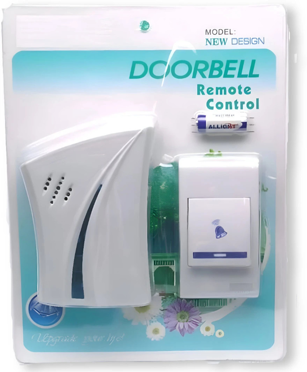Adoere Wireless Doorbell 100Ft Range 35 Tunes LED Flash - Image 1