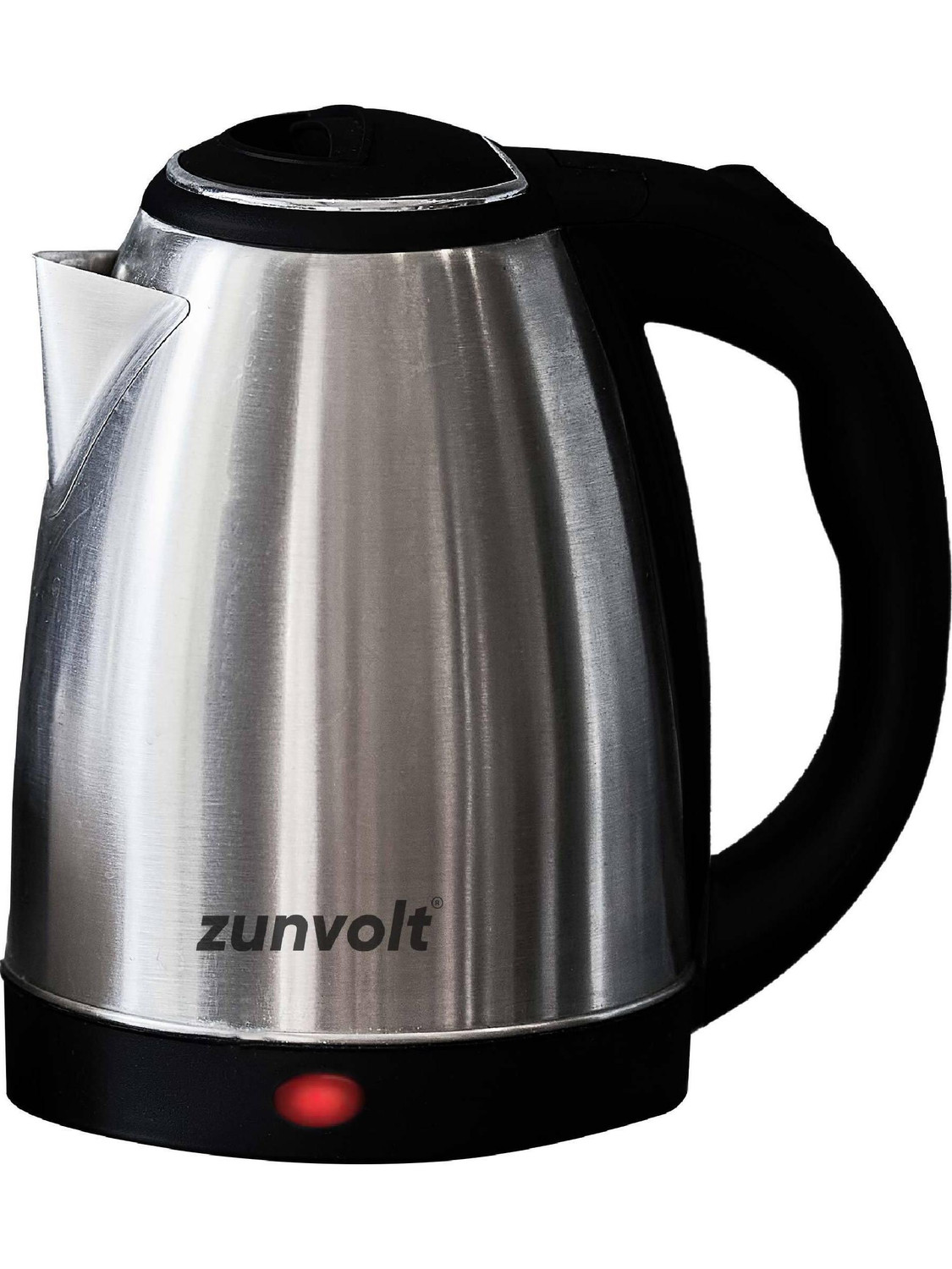 ZunVolt 1.5L Electric Kettle (1.5 L, Silver, Black) - Image 1
