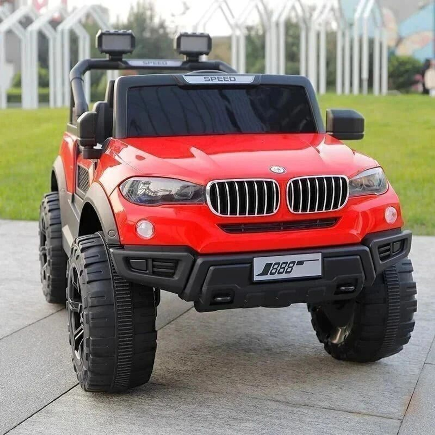 Miss & Chief 888 KIDS Jeep Battery Operated Ride On (Red) - Image 1