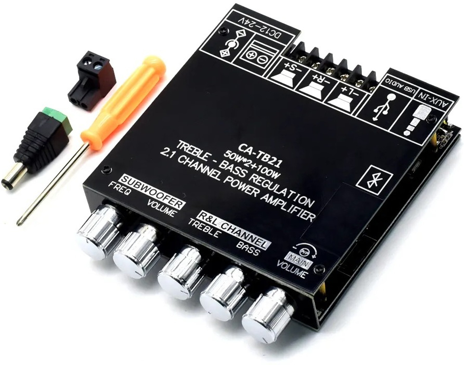 EASTRA à¤à¤¸à¥à¤à¥à¤°à¤¾ TPA3116D2 ZK-TB 21 50w*2+100w 2.1 Amplifier Board à¤à¤²à¥à¤à¥à¤à¥à¤°à¥à¤¨à¤¿à¤ à¤à¥à¤®à¥à¤ªà¥à¤¨à¥à¤¨à¥à¤ à¤à¤²à¥à¤à¥à¤à¥à¤°à¥à¤¨à¤¿à¤ हà¥à¤¬à¥ à¤à¤¿à¤ - Image 1