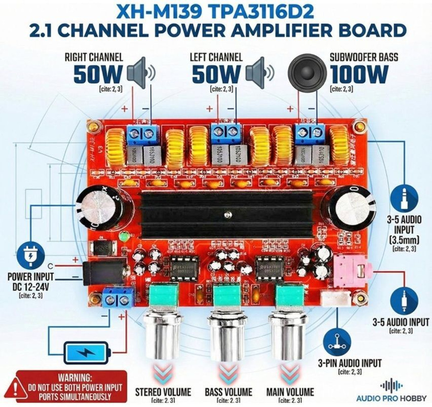 3REE TPA3116 Sound Recorder Circuit Electronic Hobby Kit - Image 1