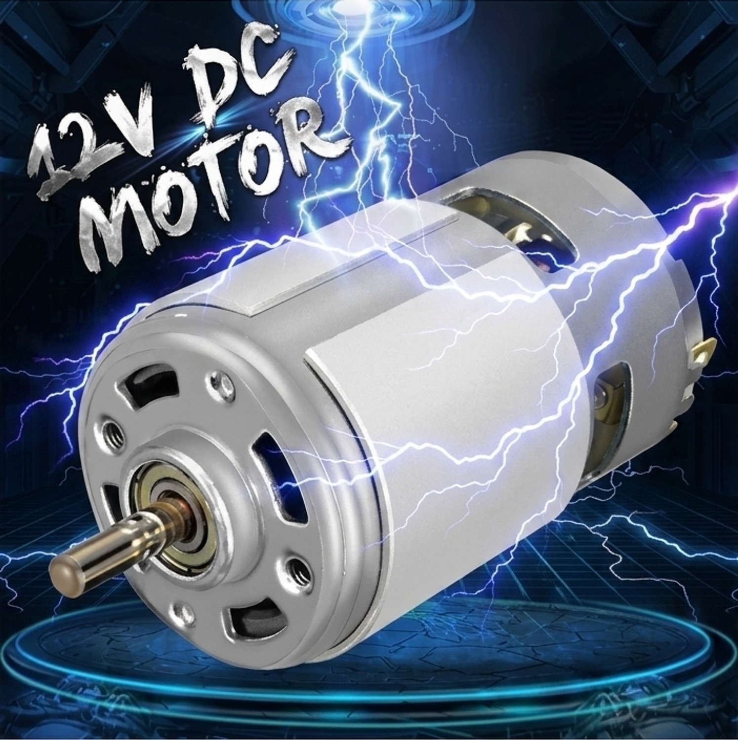 Royalplazza DC 12V 10000rpm 775 Motor 12 Volt DC Motor Motor Control Electronic Hobby Kit - Image 1