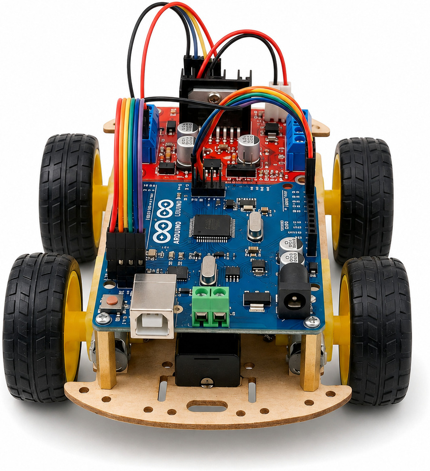 NEEVCRAFT Bluetooth Robot Car Kit with Arduino Uno - Image 1