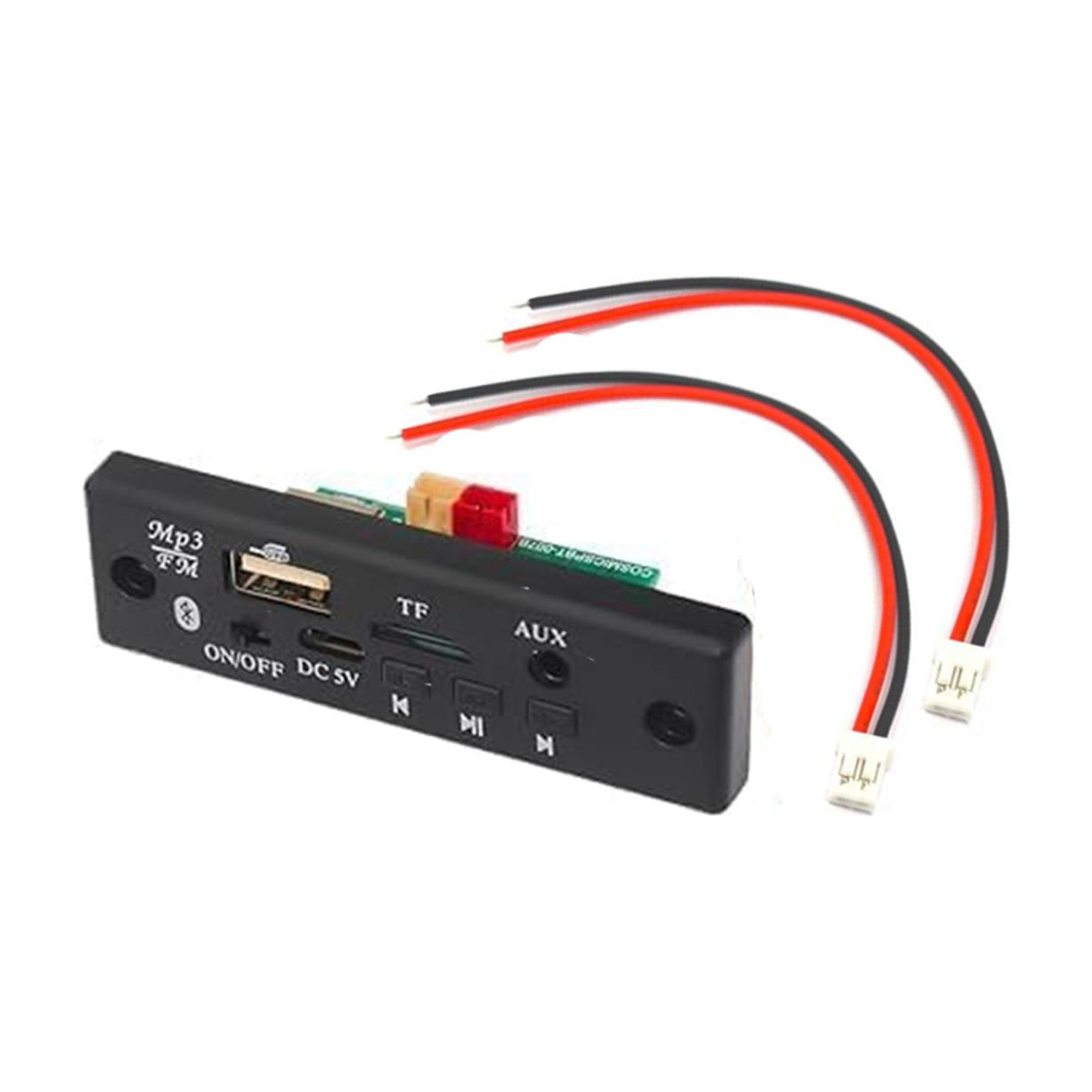 SixOhms Bluetooth MP3 USB FM Audio Player Module with Dual Speakers - Image 1