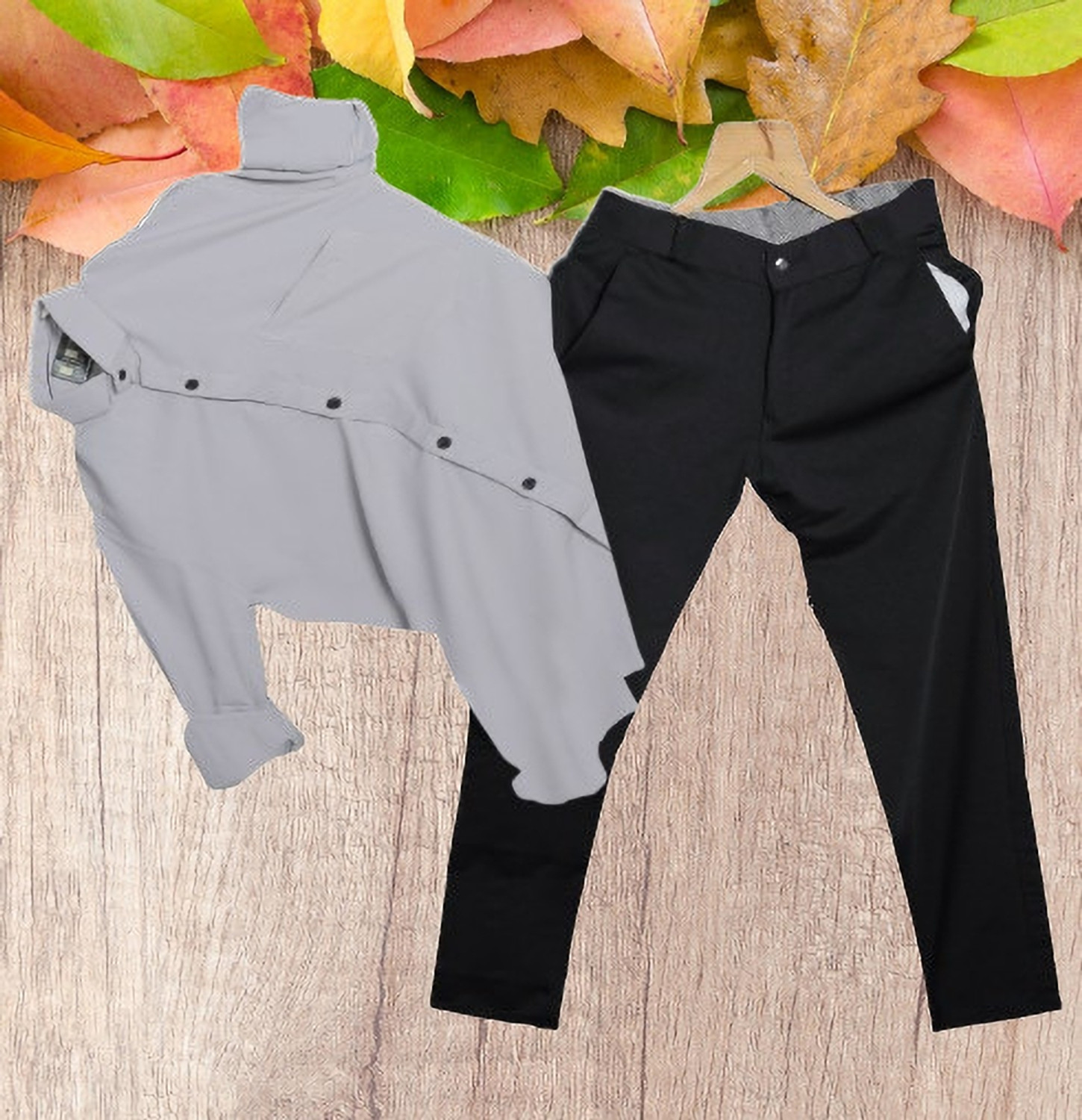 jumi enterprise Men Cotton Blend Shirt Pant Set - Image 1