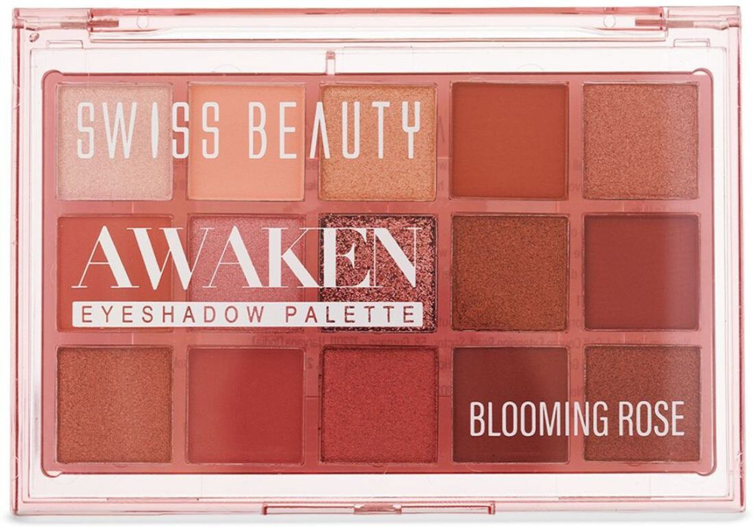 SWISS BEAUTY Awaken Eyeshadow Palette | Matte + Shimmer Finish | Long-Lasting | Blendable 11 g - Image 1