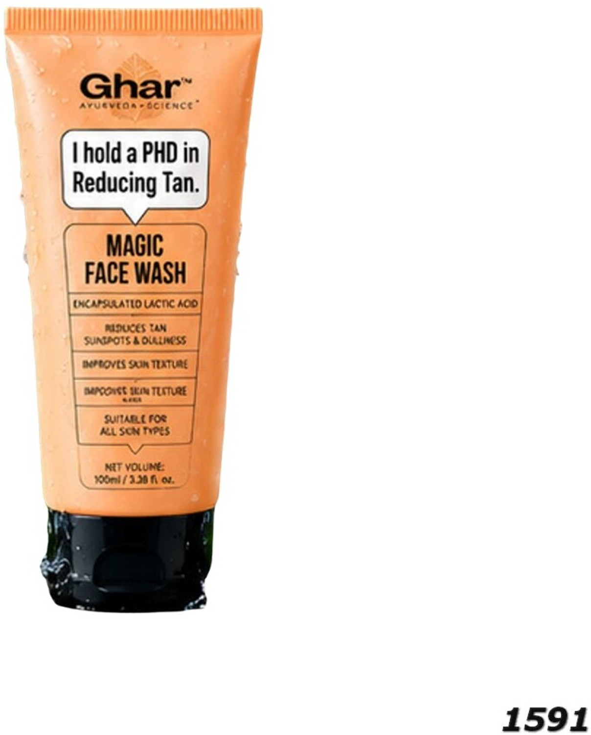 Thebebysco Ghar Magic Face wash | Tan Removal, Skin Brightening & Radiant Glow-2200 Face Wash (100 g) - Image 1