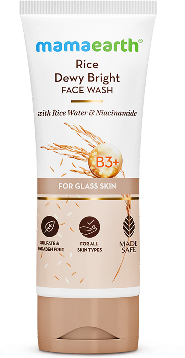 Mamaearth Rice Water & Niacinamide Face Wash (100 ml) - Image 1