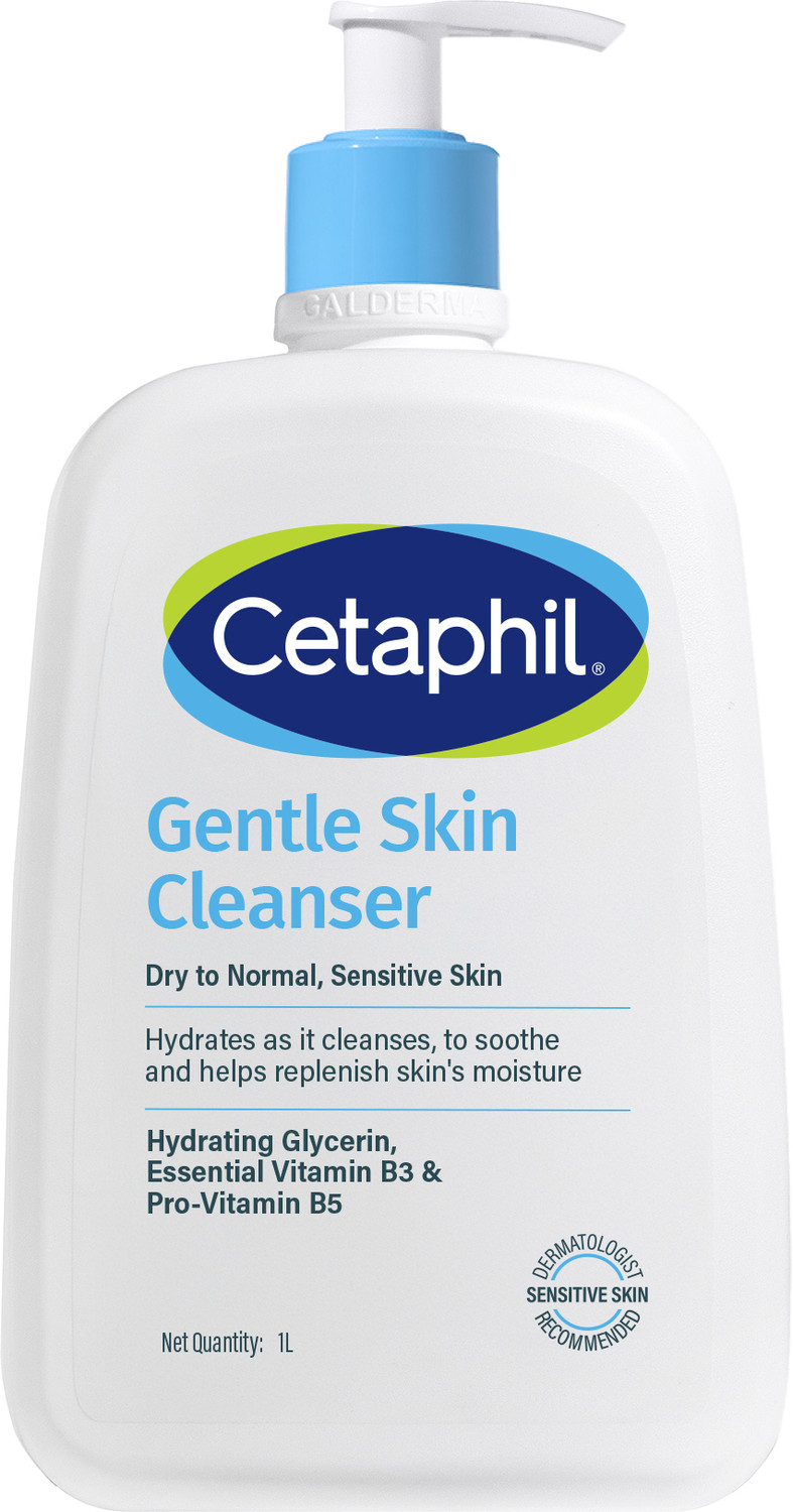 Cetaphil Gentle Skin Cleanser Face Wash, 1L - Image 1