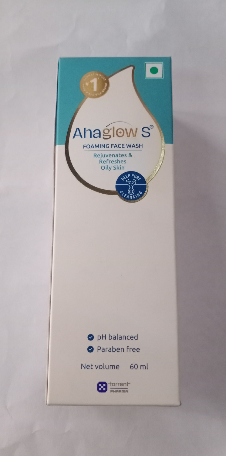 Torrent Pharmaceuticals Ahaglow S Foaming Face Wash 60ml - Image 1