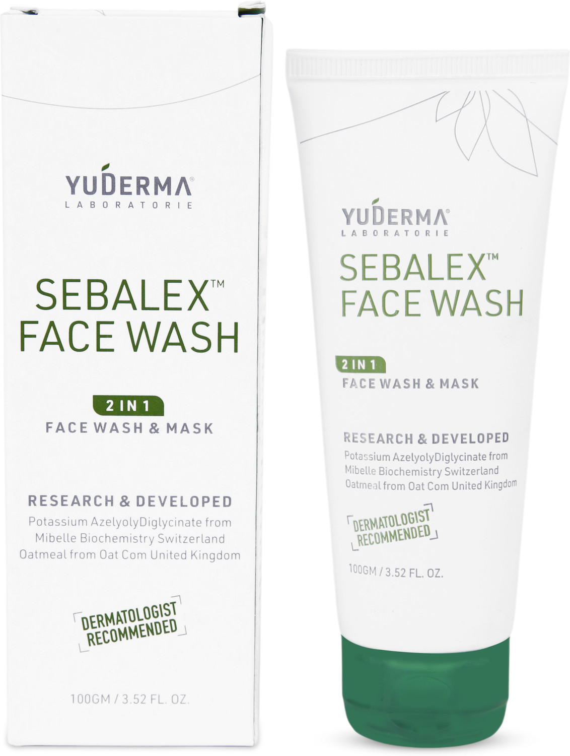 Yuderma Sebalex Medi-Acne Mask & Face Wash (100 g) - Image 1
