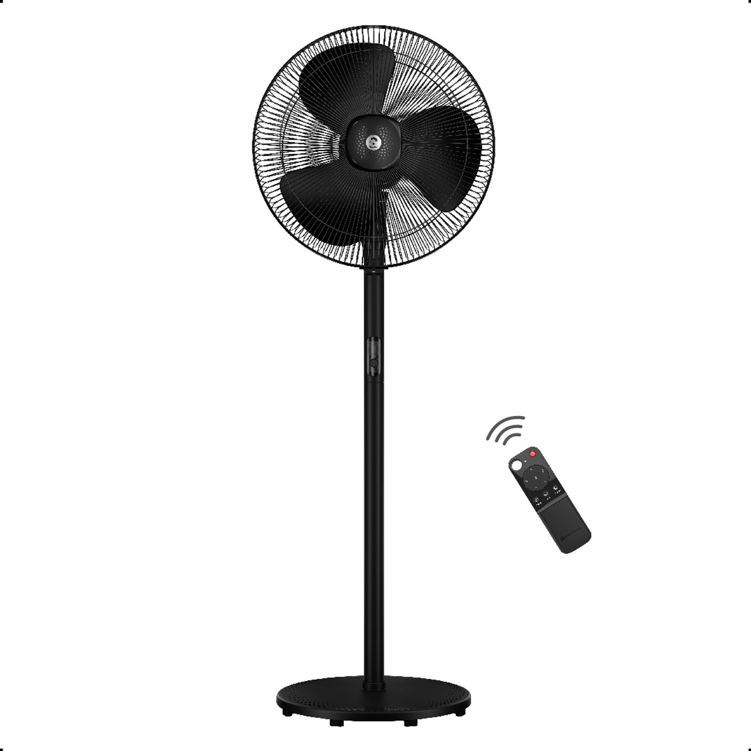 Atomberg Renesa Silent Pedestal Fan 400mm Midnight Black - Image 1