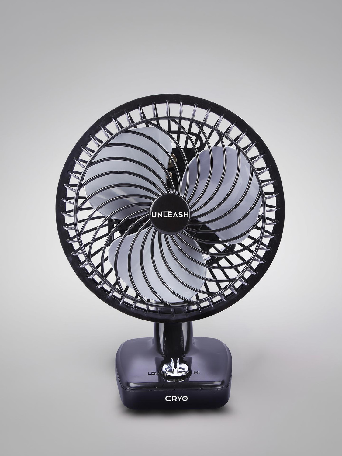 unleash CRYO | 230 MM | HIGH SPEED | 9 INCH | TABLE FAN | FOR HOME with 1 Year Warranty Energy Saving 230 mm Table Fan (Black | Pack of 1) - Image 1