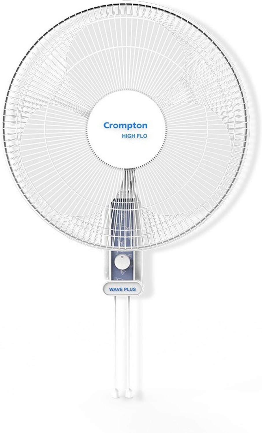 Crompton High Flo Wave Plus 400mm Wall Fan (White) - Image 1