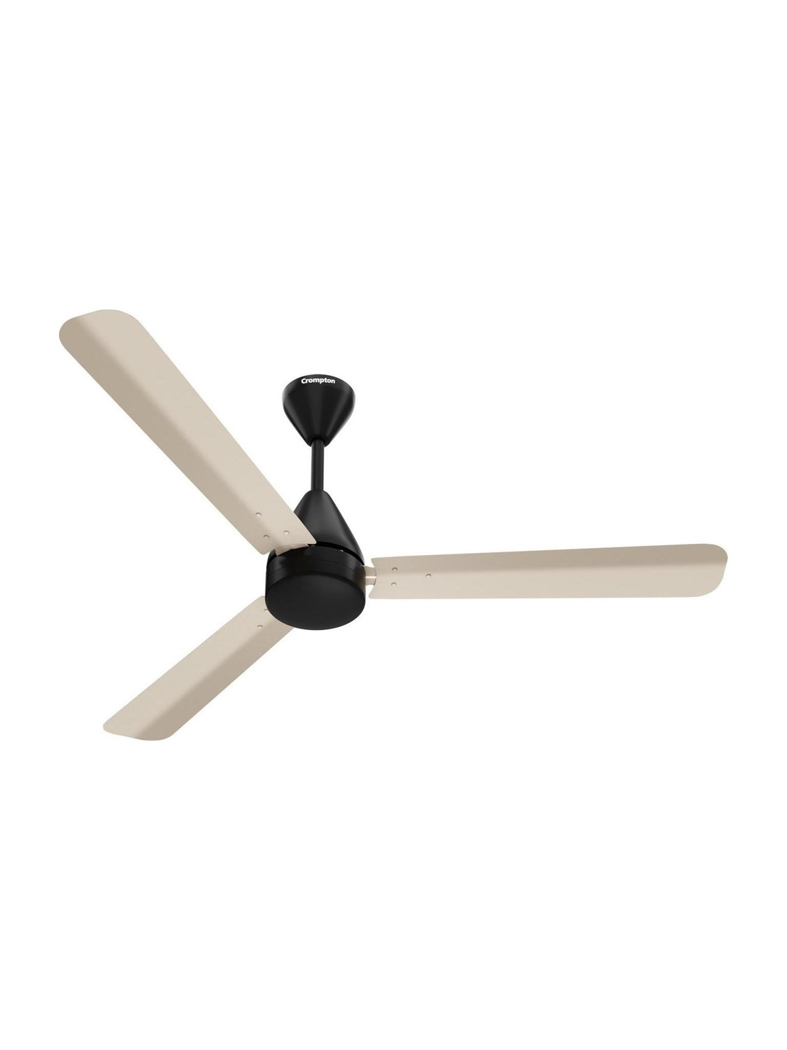 Crompton Energion Hyperjet | BLDC Technology | Remote Control with 2 Year Warranty Energy Saving 1200 mm Ceiling Fan (5 Star | Ivory Black | Pack of 1) - Image 1