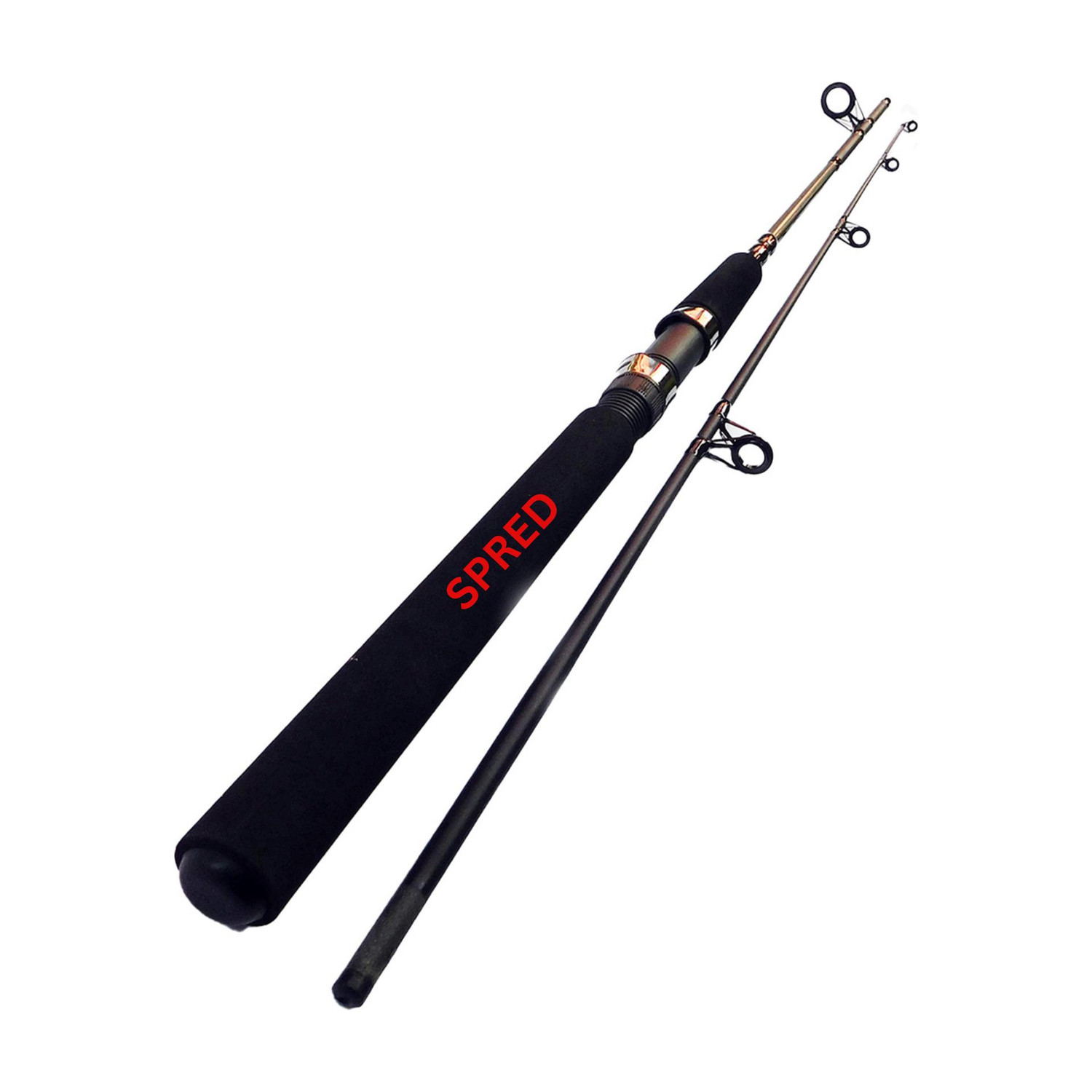 Abirs Solid section rod aproxx 6 foot in size 1.8 2 piece part Black Fishing Rod (180 cm, 0.18 kg, Black) - Image 1