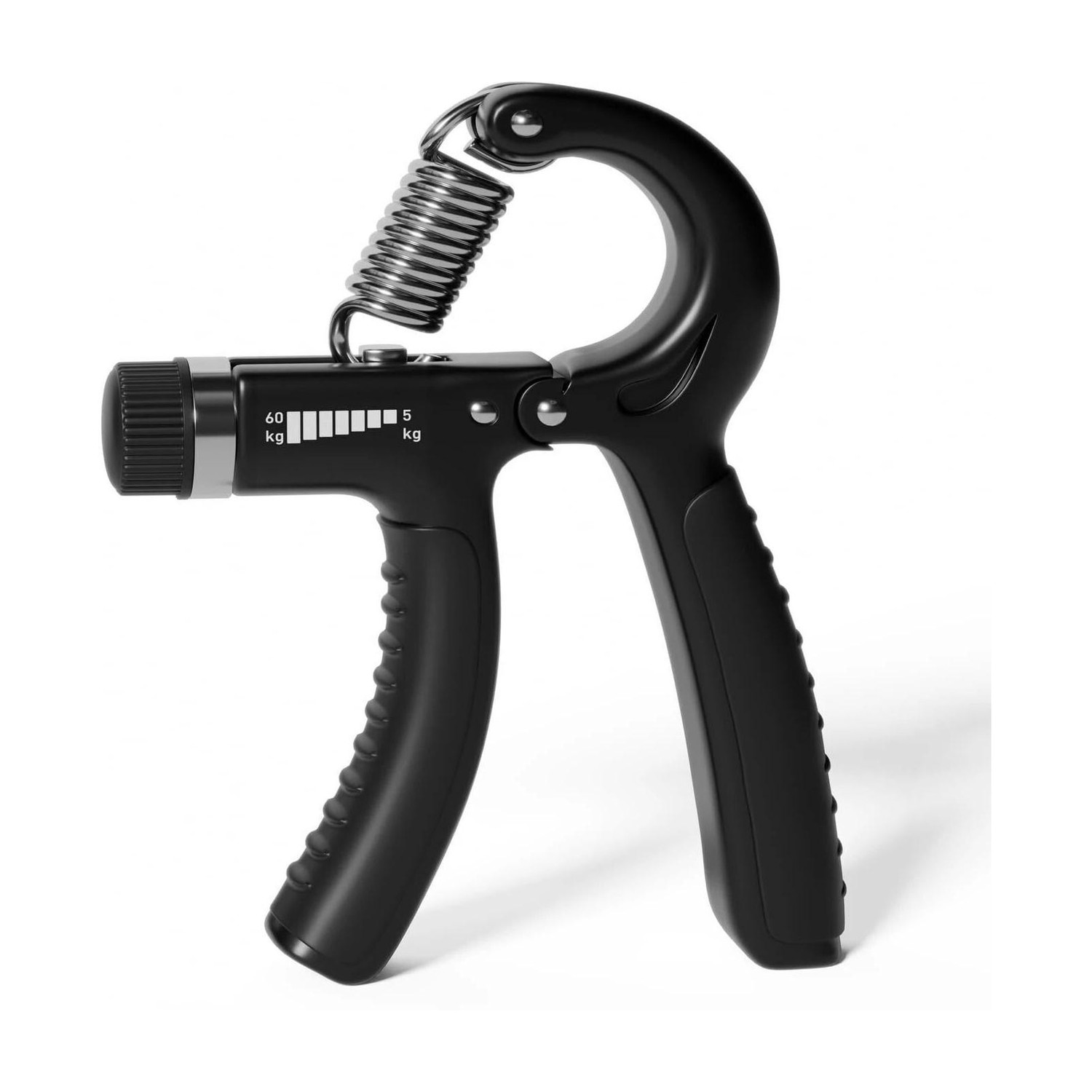 GJSHOP Adjustable Hand Grips 10Kg to 40Kg Strong Wrist and Forearms Exercise Home Gym Hand Grip/Fitness Grip (Black) - Image 1