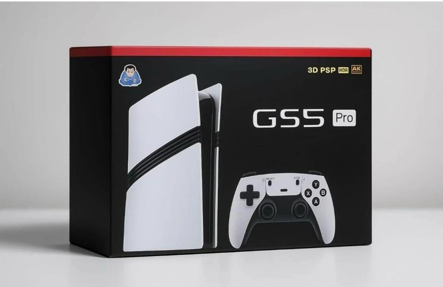 Retro GS5 PRO Gaming Console with 2.4G Dual Video Games For TV Wireless Gamepad (Code in the Box - for PC) - Image 1