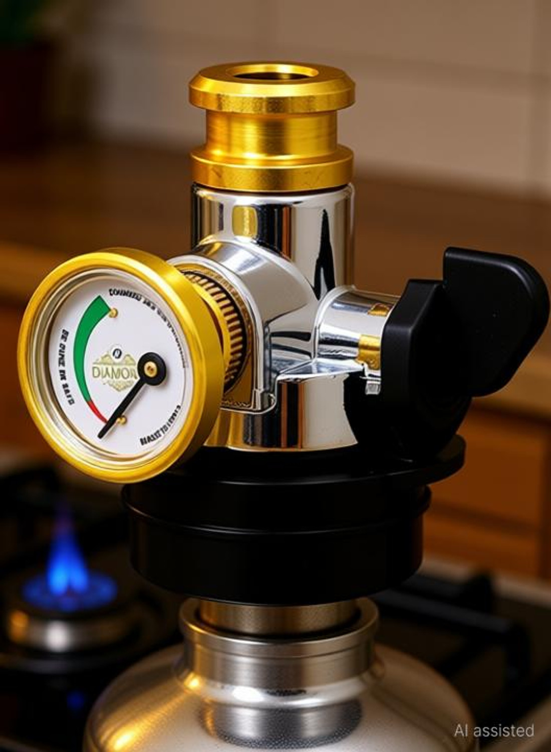 Diamond Gas Safety Device with Leakage Detector and Auto Cut-off - Image 1