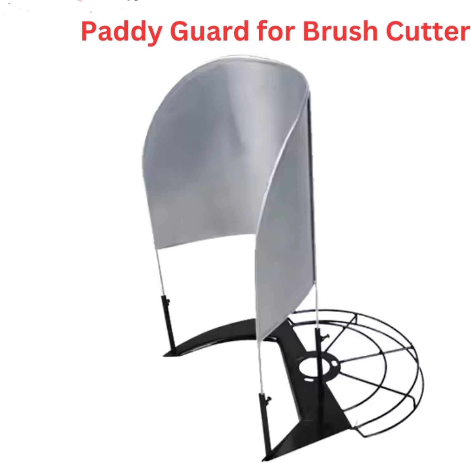 GT Shakti Paddy Harvester/Crop Collector/Paddy Guard for Brush Cutter Fuel Grass Trimmer (Automated Feed) - Image 1