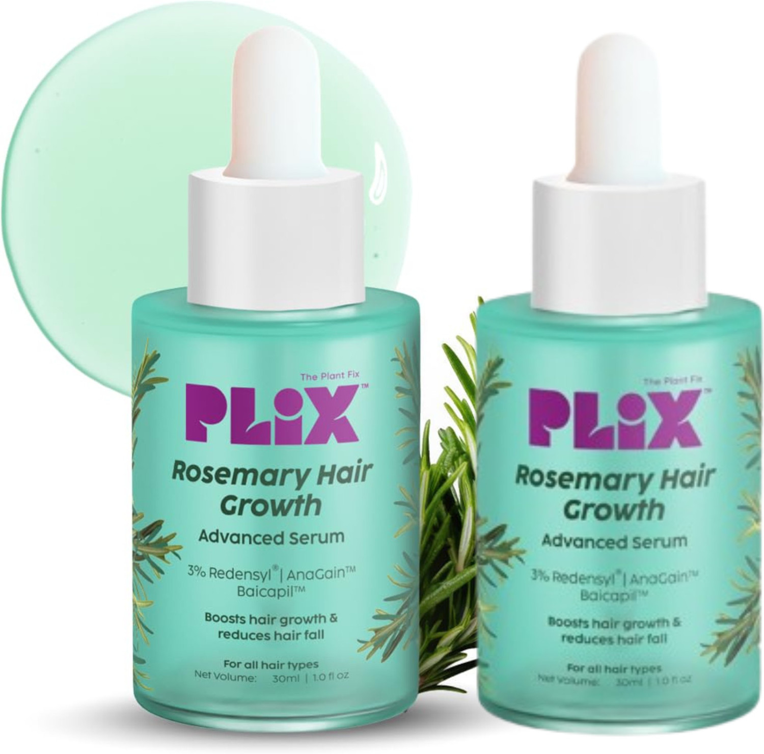 The Plant Fix Plix Rosemary Advanced Hair Growth Serum (60.9 ml) - Image 1