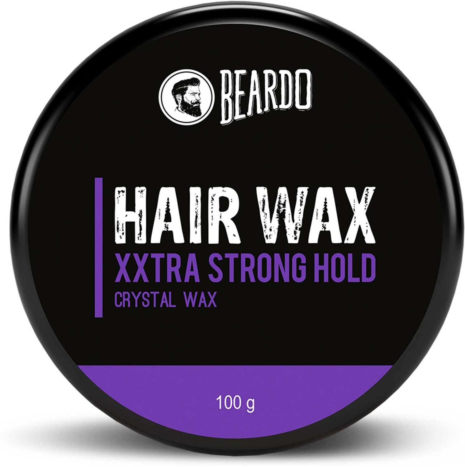 BEARDO XXtra Stronghold Crystal Wax for Men | Hair Styling for Glossy Finish & Shine Hair Styler (100 g) - Image 1