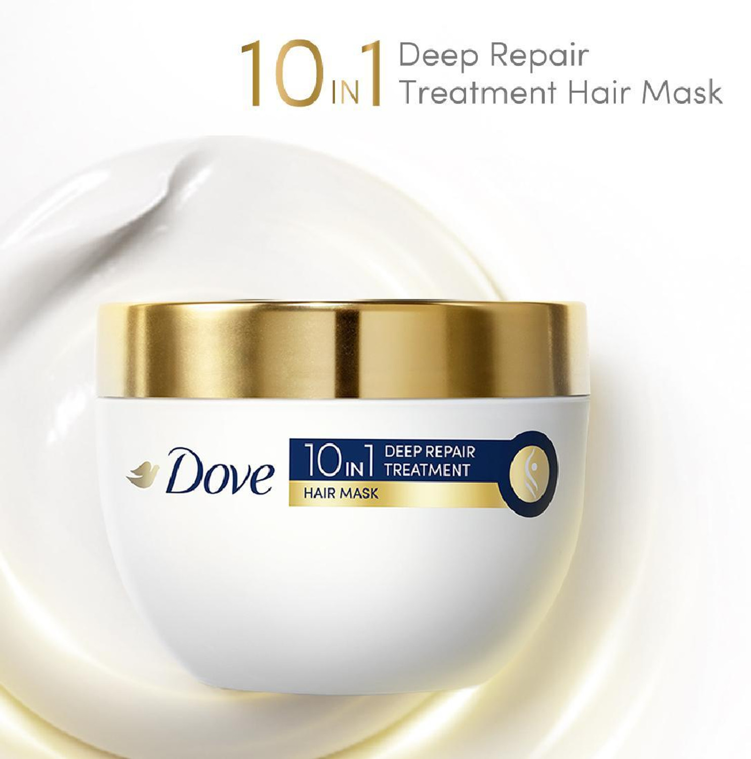 Dove Deep Repair Treatment Hair Mask for Damaged Hair, 120ml - Image 1
