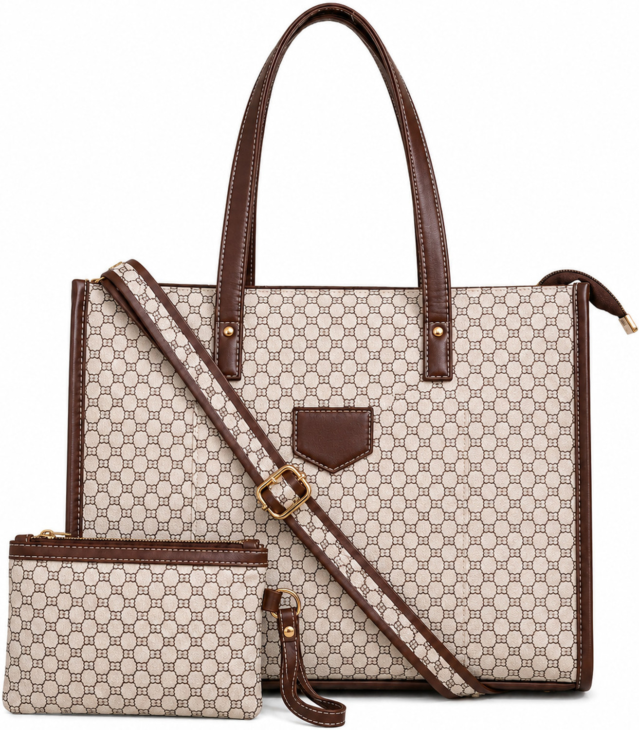PRD Craft International Women Brown Messenger Bag (Pack of: 2) - Image 1