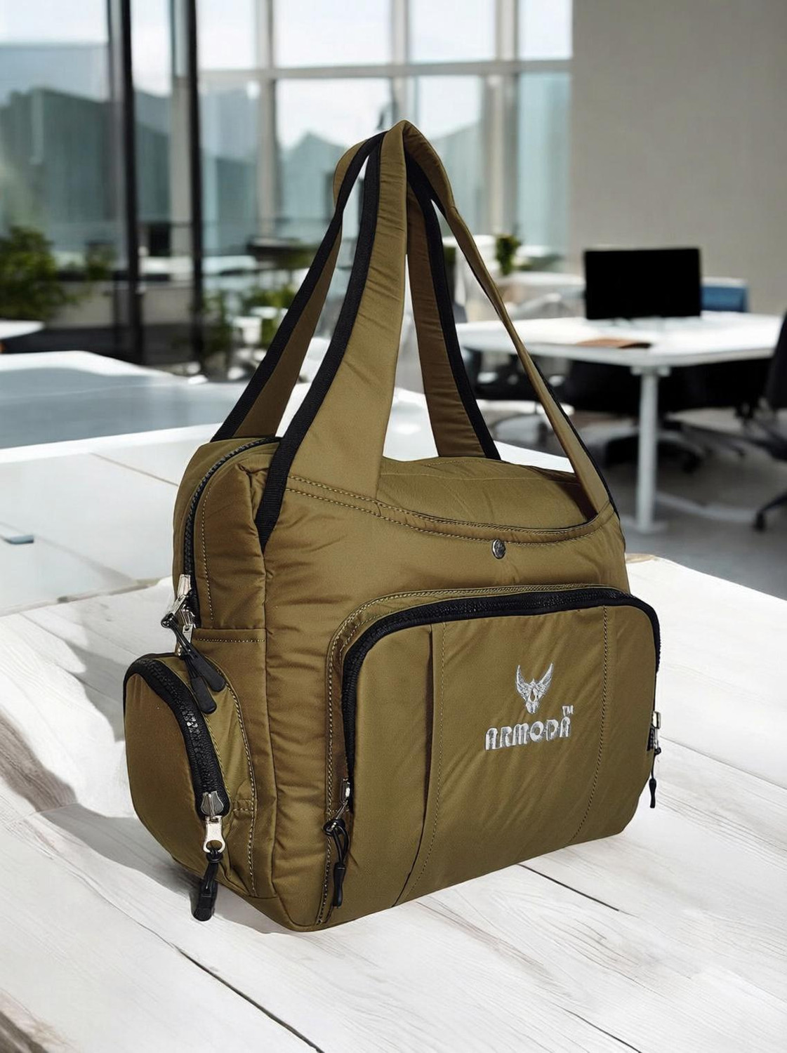 ARMODA Women Khaki Shoulder Bag (Green) - Image 1