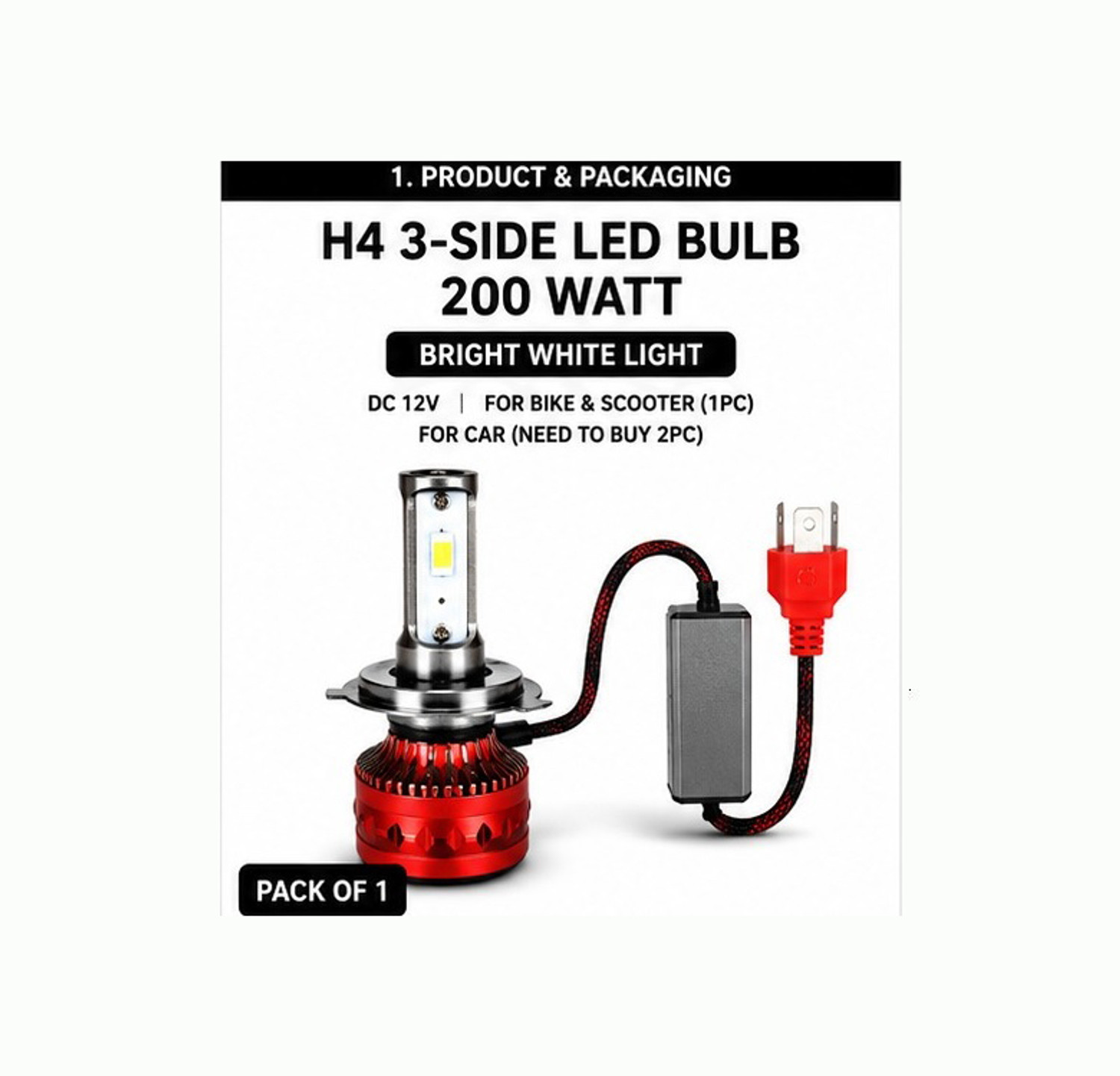 XZRTZ LED Headlight for HF-Deluxe - Image 1
