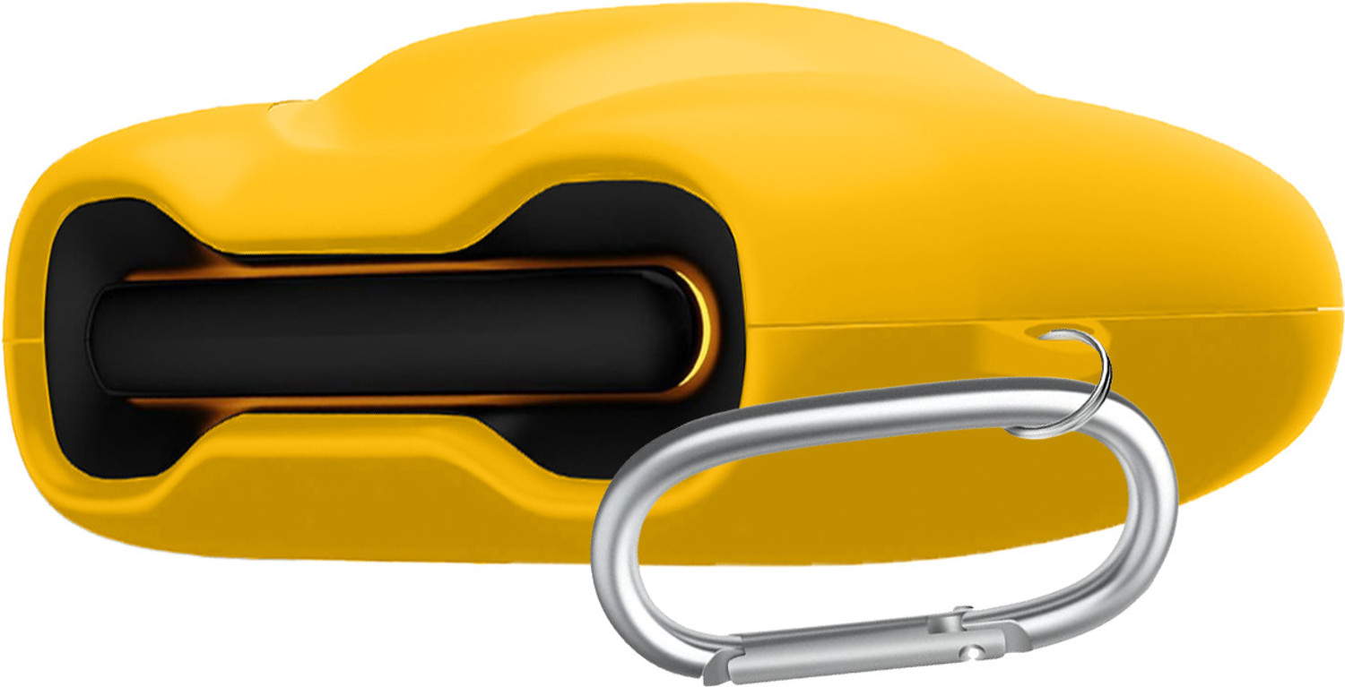 REIOX Silicone Latch Earbuds Case For Boult Audio UFO (Yellow) - Image 1
