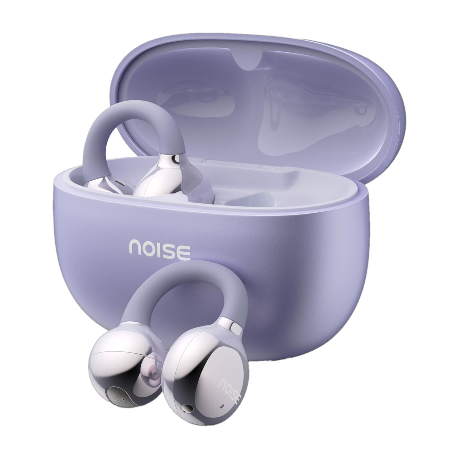 Noise Air Clips True Wireless Earbuds, Pearl Purple - Image 1
