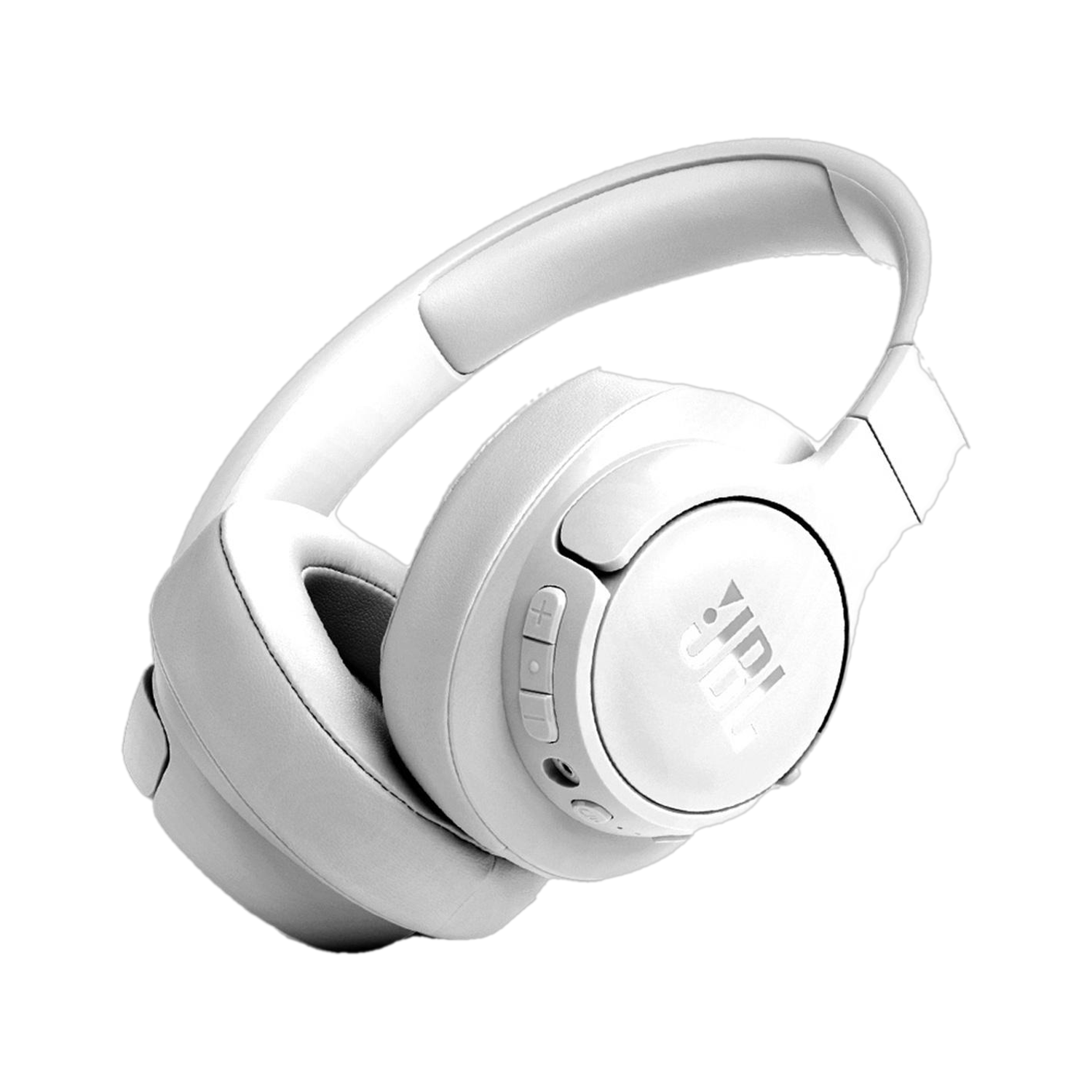 JBL Tune 770NC Active Noise Cancelling, 70Hr Playtime, Fast Pair & Multi Connect Bluetooth Headset (White, On the Ear) - Image 1