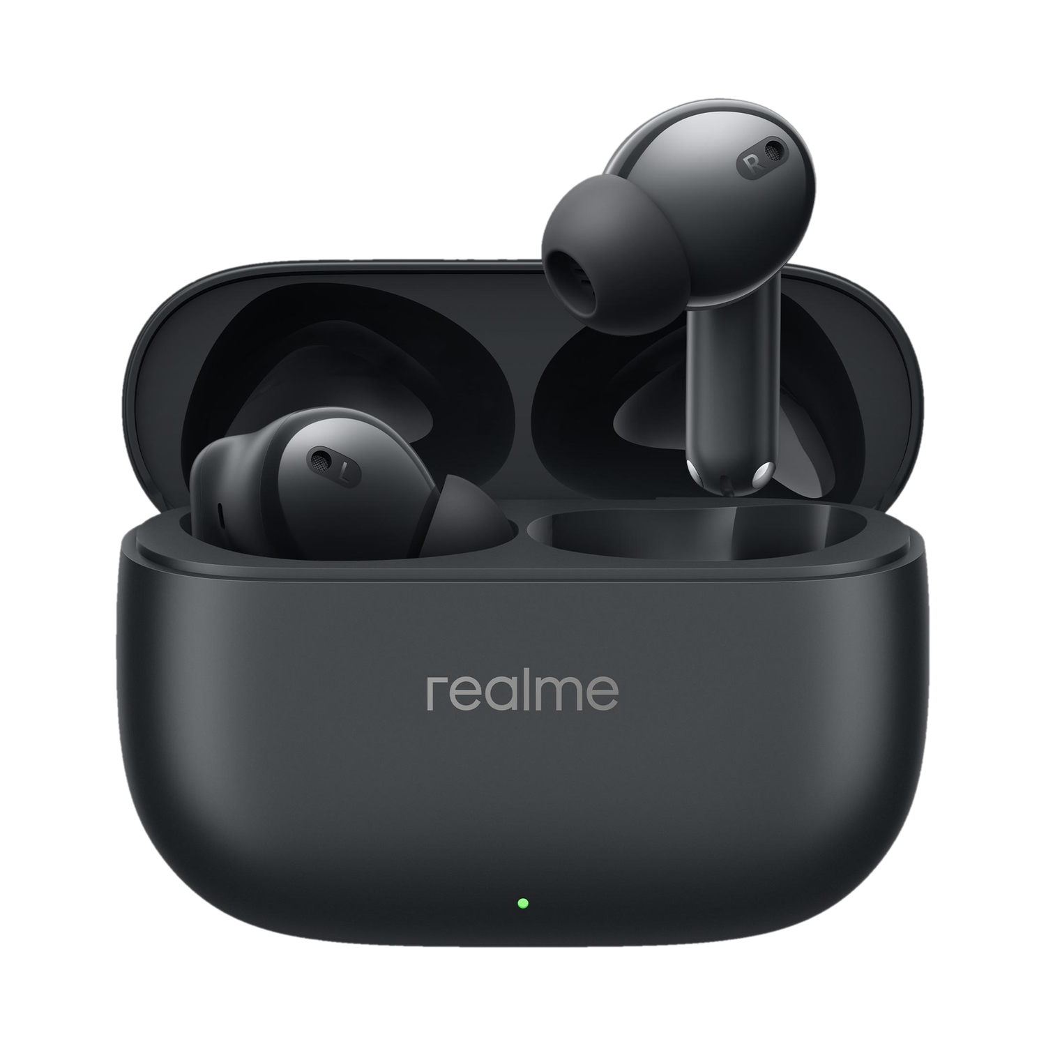 realme Buds T310 True Wireless Earbuds, Vibrant Black - Image 1