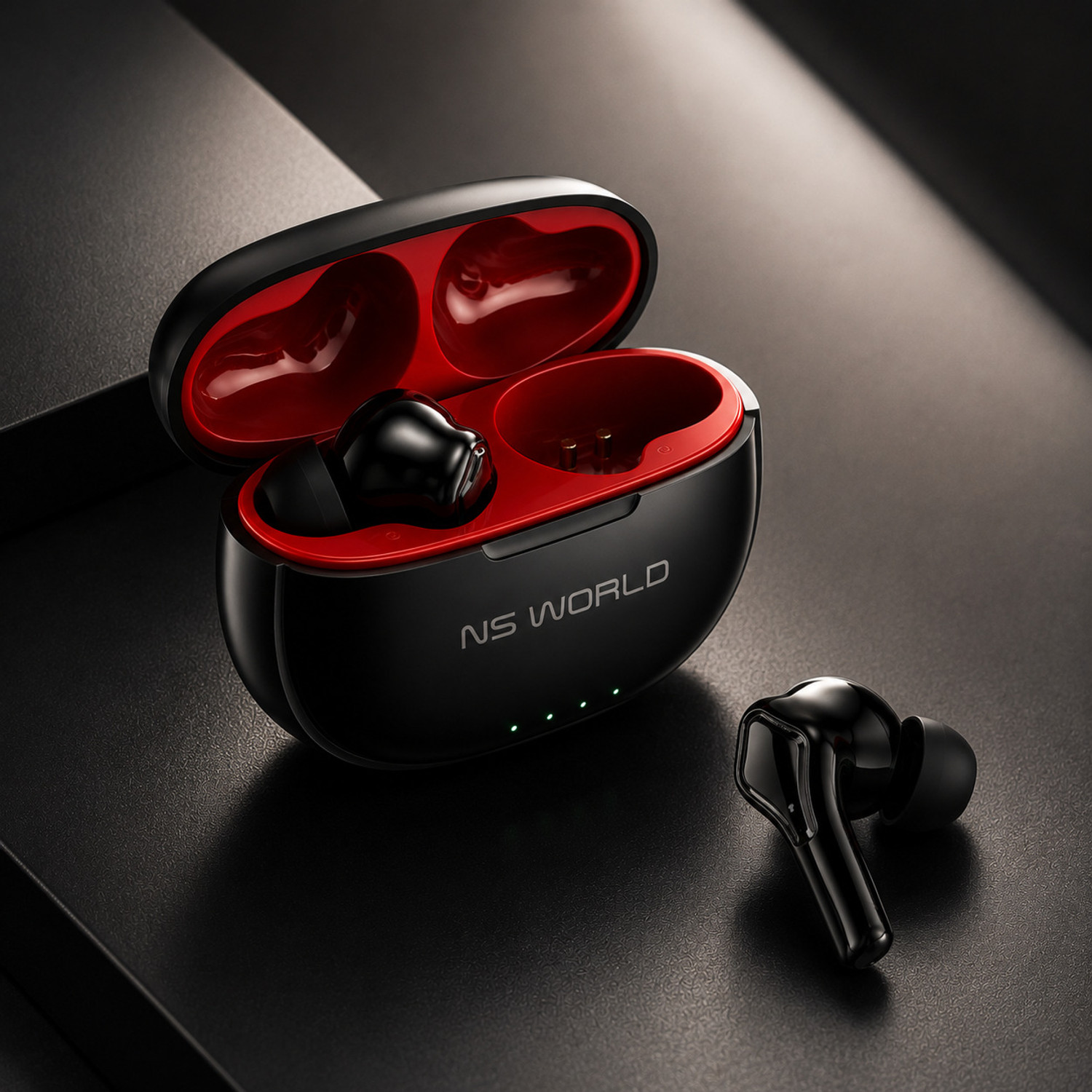 NS WORLD Thar Roxx TWS ANC Earbuds | HD Bass | Touch | Type C | High Vol Bluetooth Gaming Headset (Black, True Wireless) - Image 1