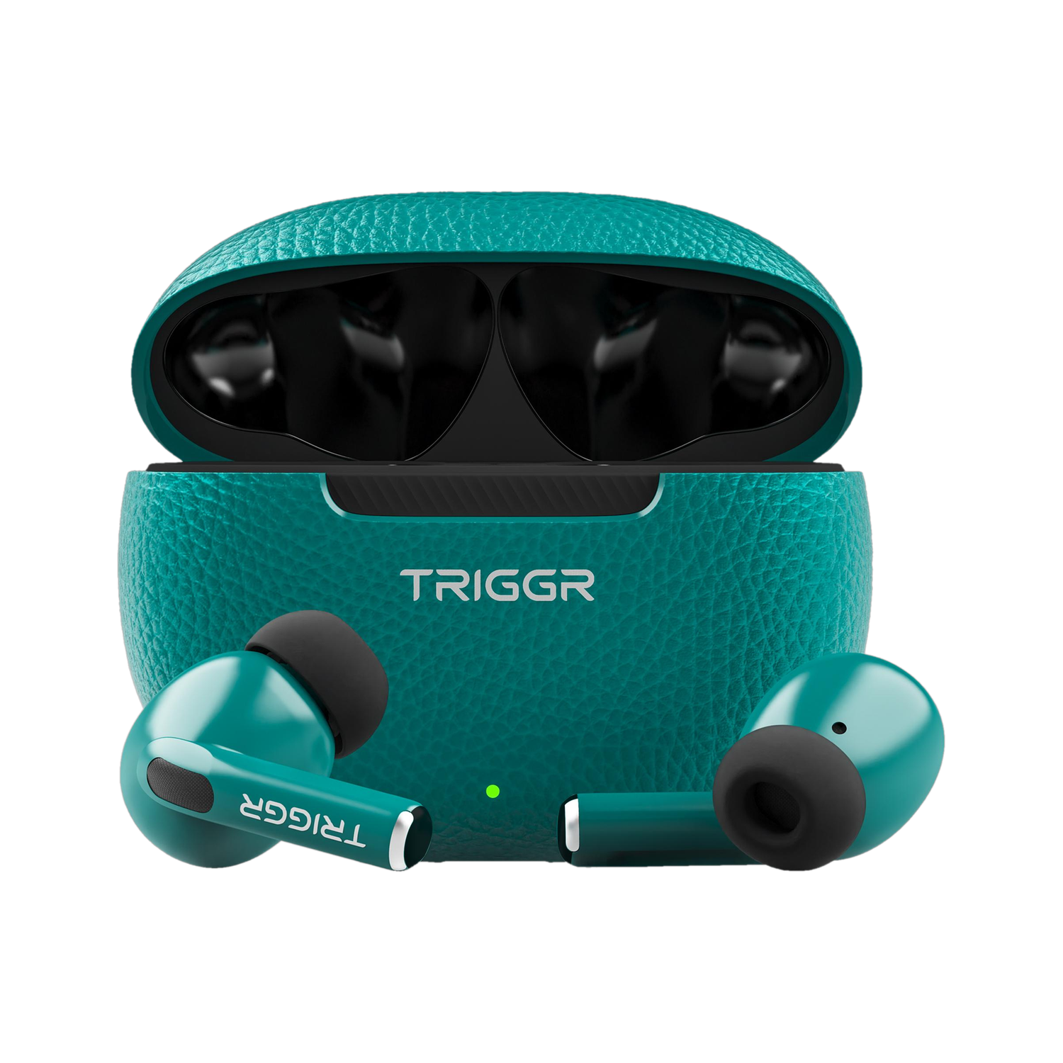 TRIGGR COSMOS True Wireless Earbuds, Teal Noir - Image 1