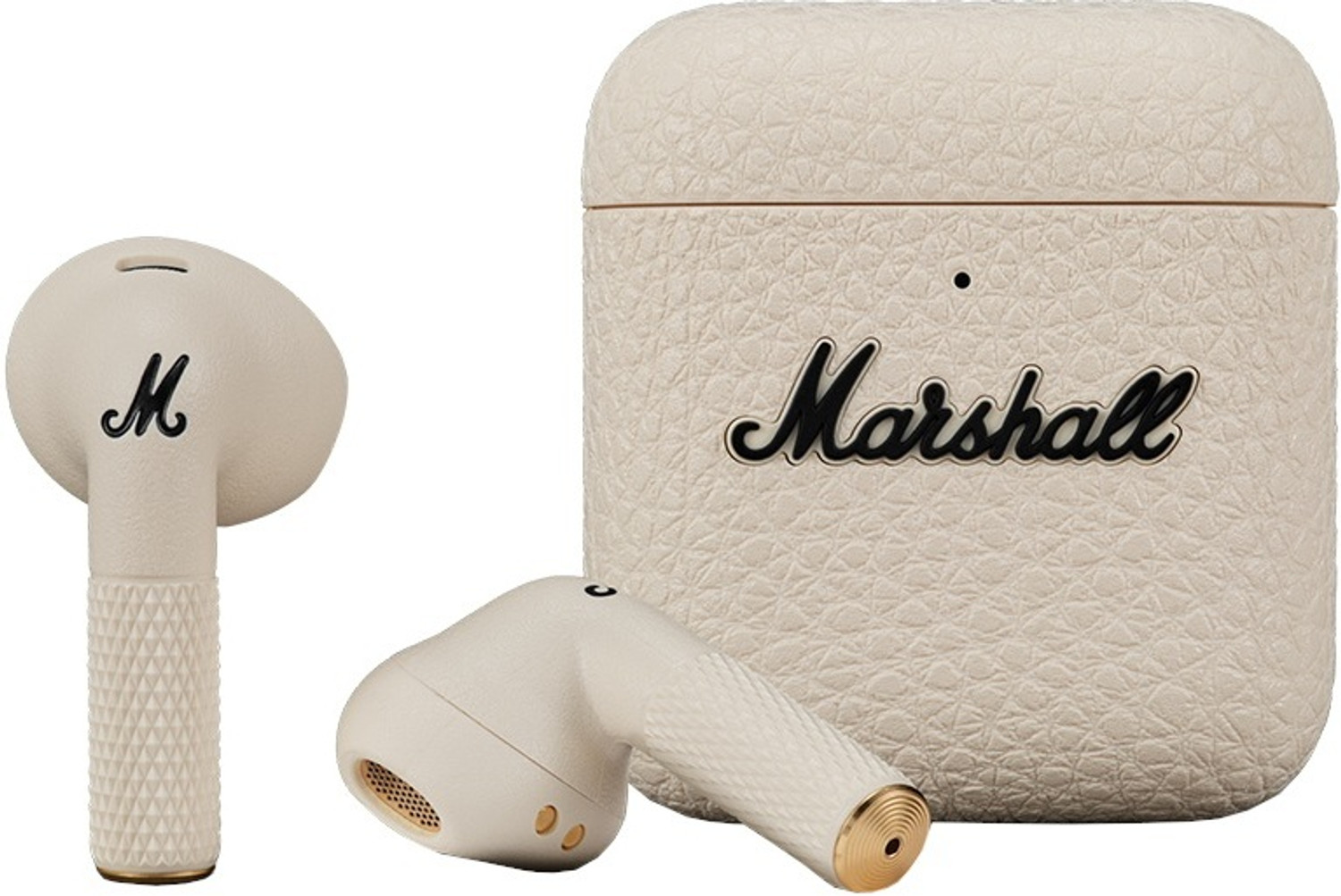 Marshall Minor IV True Wireless Earbuds (Beige) - Image 1