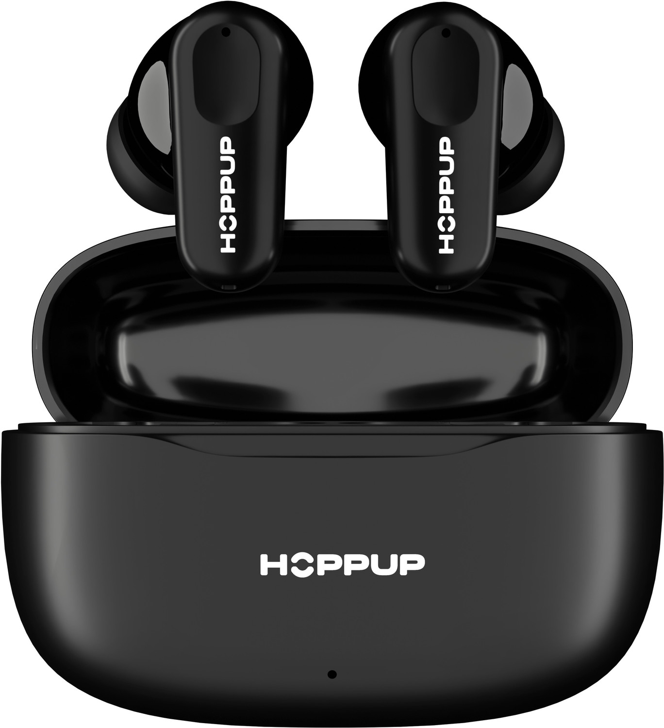 HOPPUP AirDoze S51 Earbuds with 50H PlayTime, 40MS Low Latency, AI ENC & 5.4v Bluetooth Headset (Black, True Wireless) - Image 1