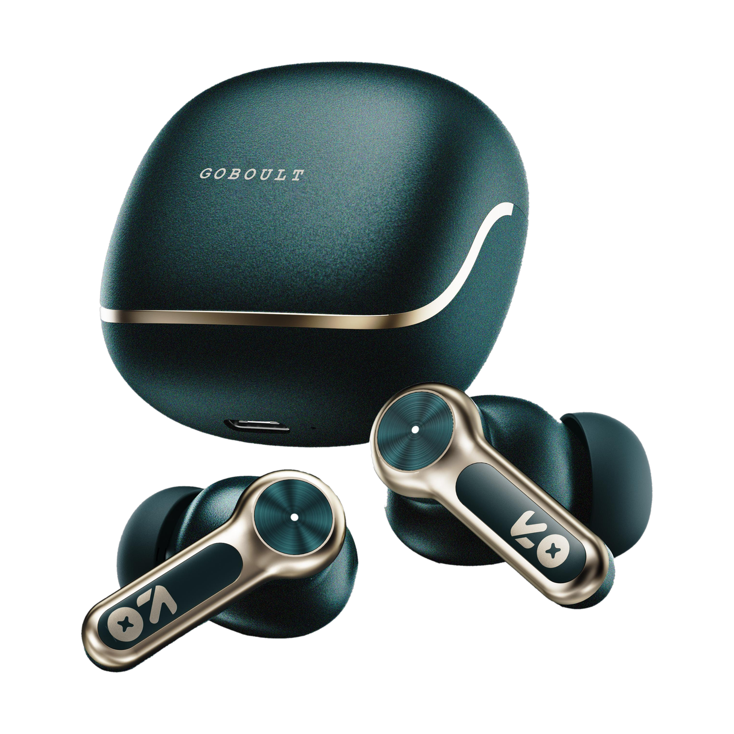 GOBOULT Raven 70Hrs Battery TWS Earbuds (Emerald Green) - Image 1