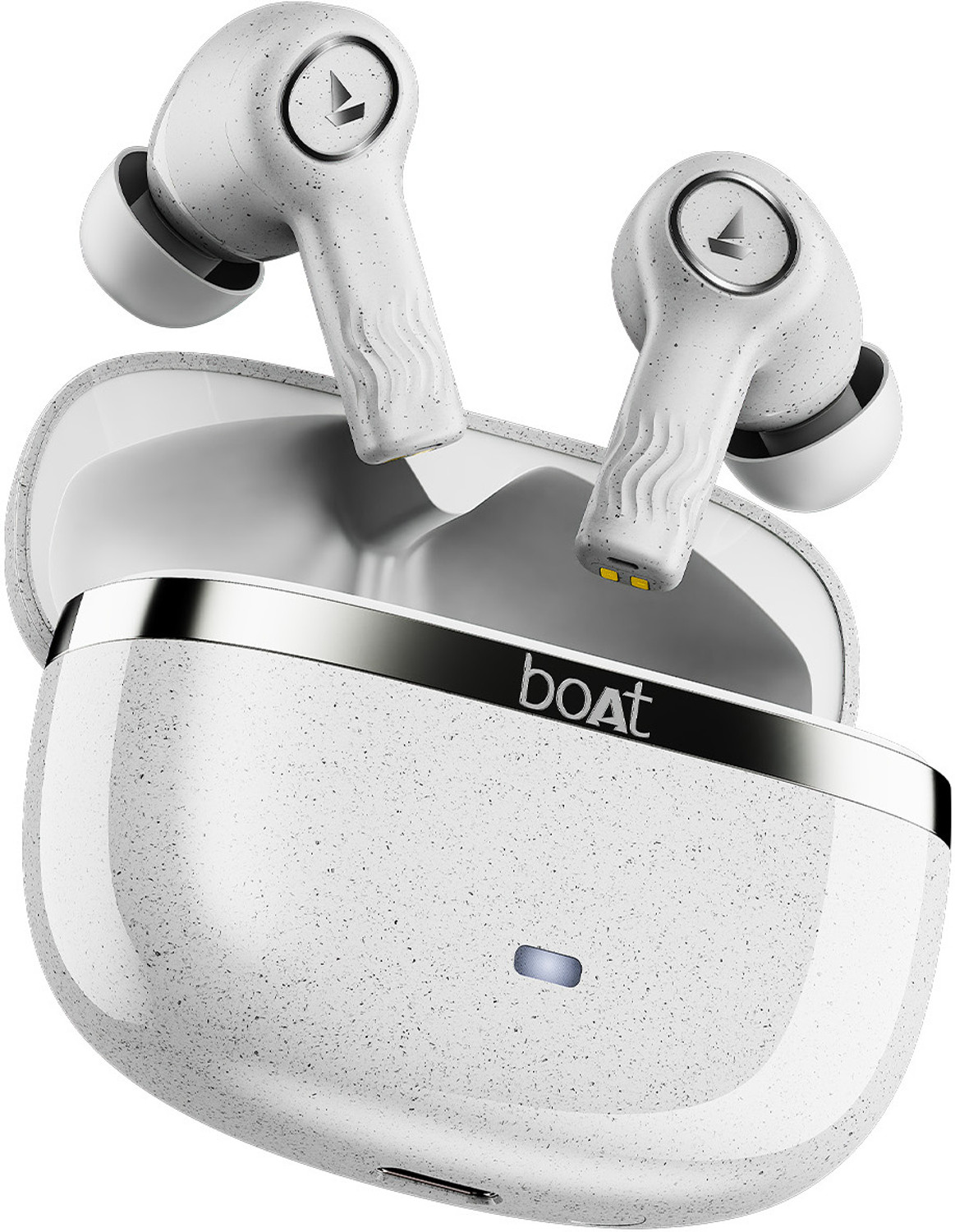 boAt Nirvana Ion ANC Pro w/ Hi-Res Audio with LDAC, ANC, 120H Battery, Multi-Connect Bluetooth Headset (Quartz White, True Wireless) - Image 1