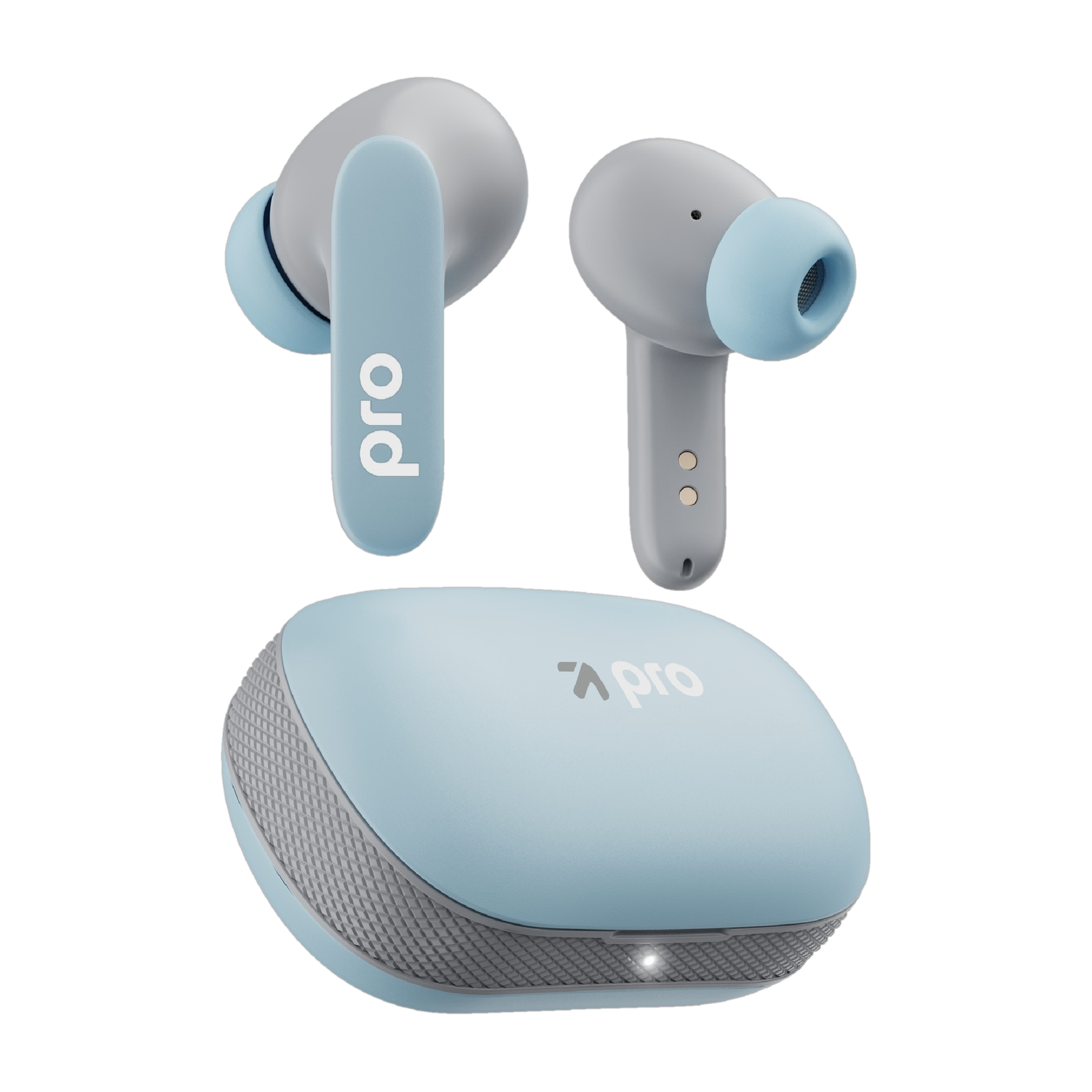 GOBOULT Y1 Pro True Wireless Earbuds (Powder Blue) - Image 1