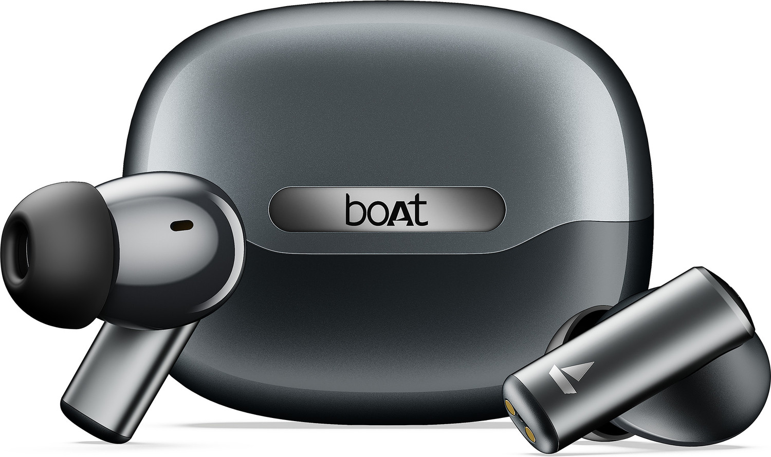 boAt Airdopes Prime 701 ANC TWS Earbuds (Obsidian Grey) - Image 1