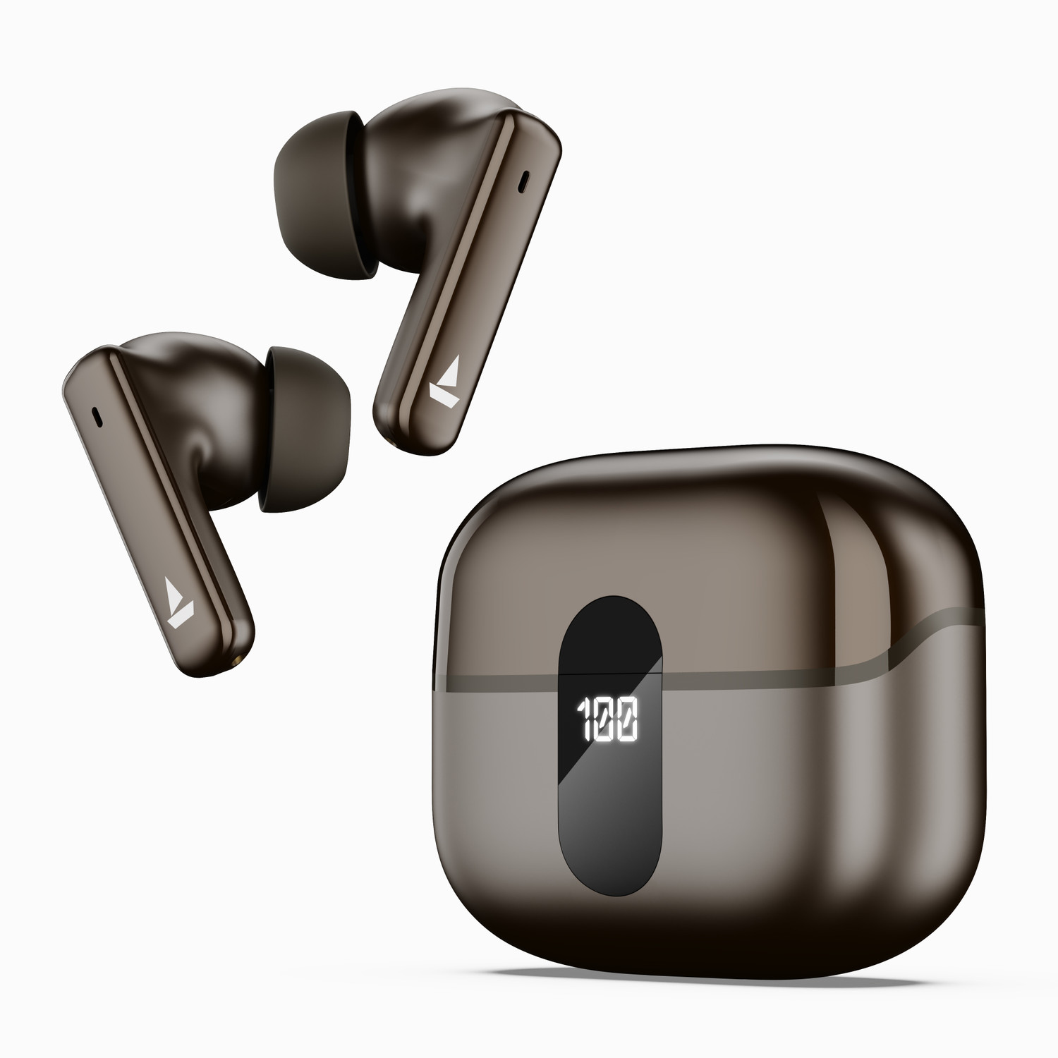 boAt Airdopes 181 Pro TWS Earbuds, 100H Battery, Mocha Elegance - Image 1