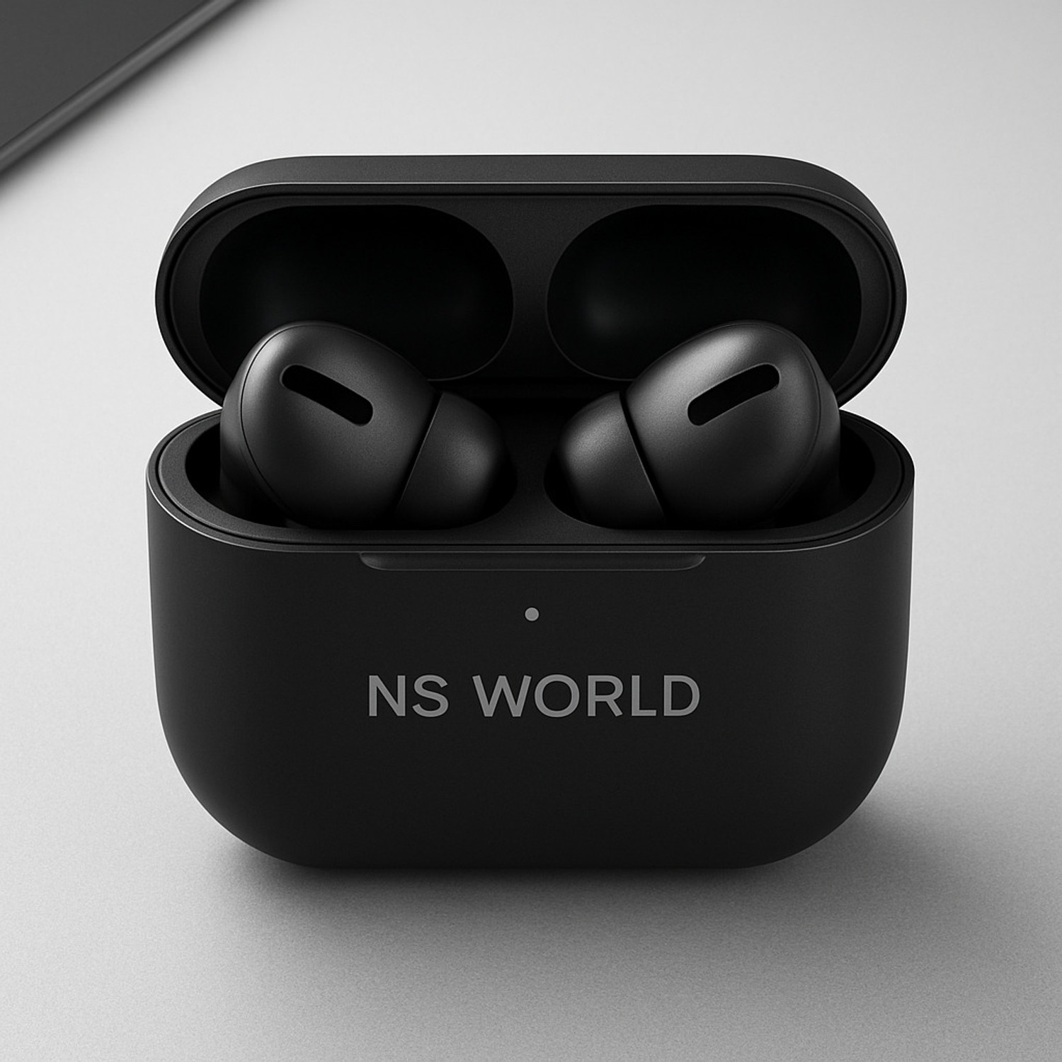 NS WORLD E3 Airbuds Tws |Max Power| HD Sound | BT Earbuds |Mic & Touch Controls Headphone Bluetooth Headset (Black, True Wireless) - Image 1