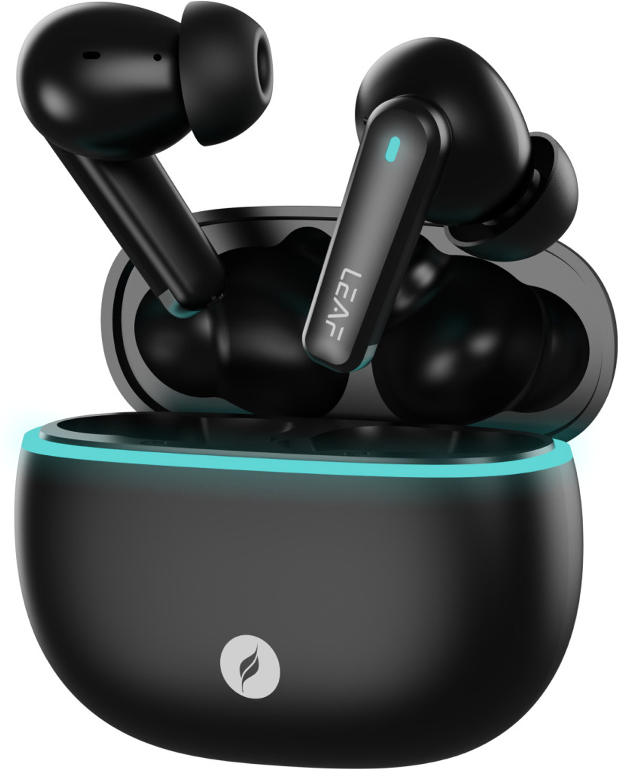 Leaf Buds X121 True Wireless Earbuds, Carbon Black - Image 1
