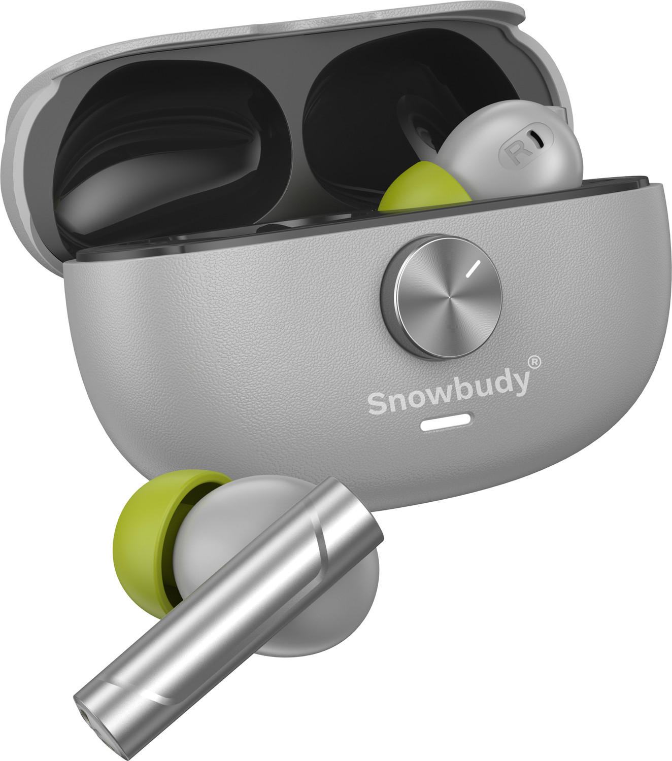 snowbudy Coach Buds TWS Earbuds Grey - Image 1