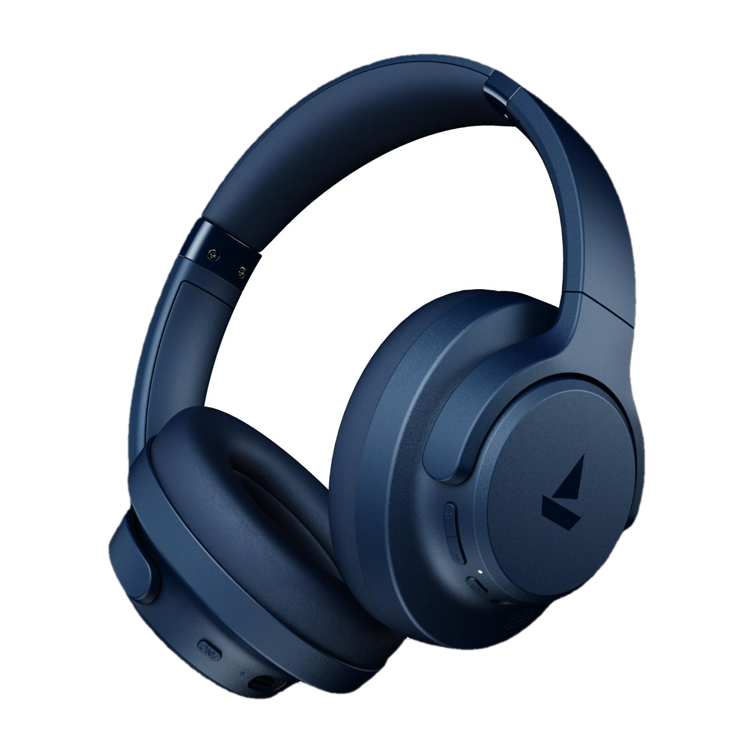 boAt Rockerz 512 ANC, 40dB Hybrid ANC, 80H Battery, ENx,Stream Ad Free Music via App Bluetooth Headset (Bold Blue, On the Ear) - Image 1
