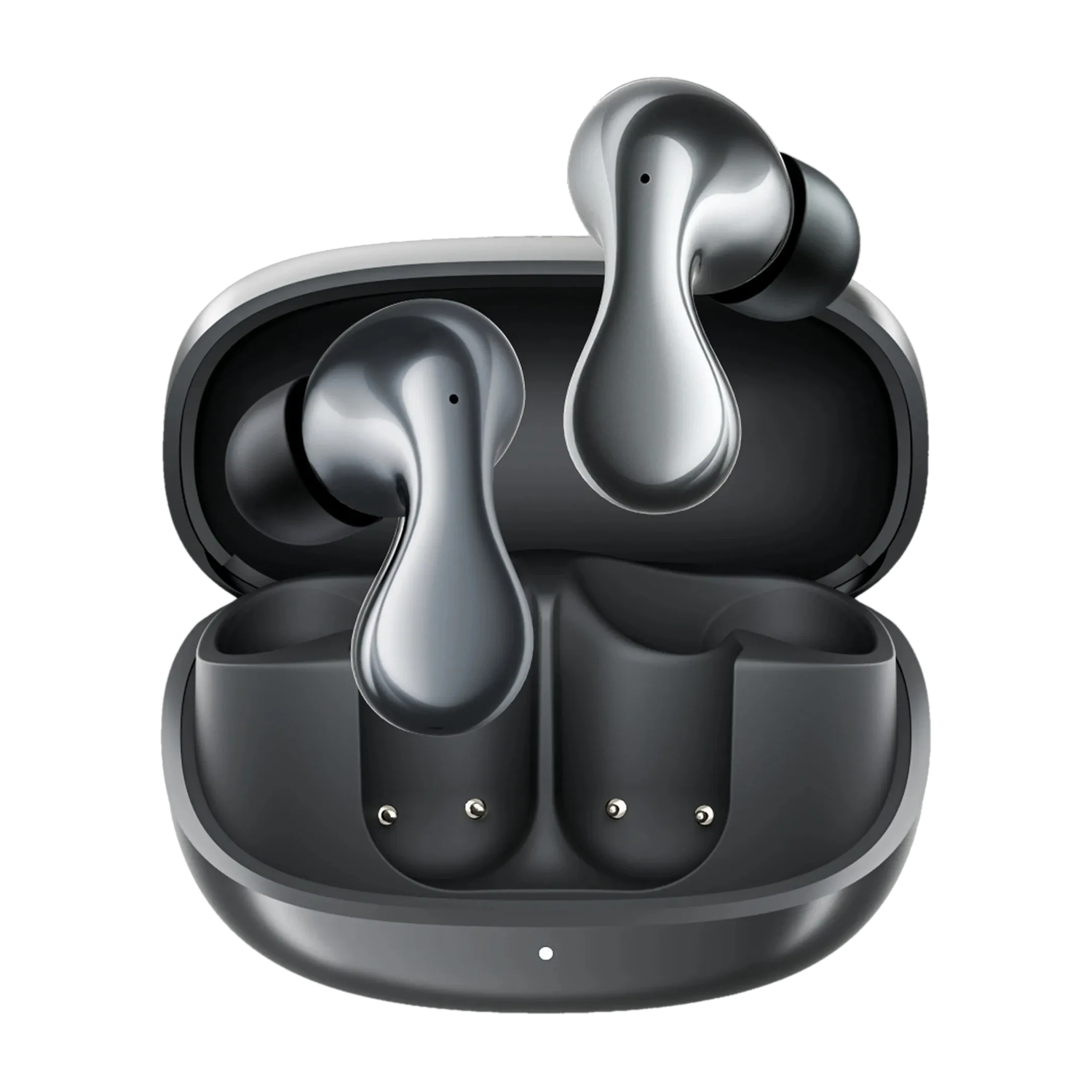Mivi AI-Buds Bluetooth Headset, Black, In-Ear - Image 1